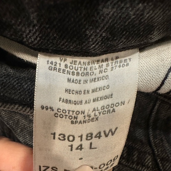 Lot 2 Rider by Lee Jeans Women’s 14L Black High Rise Tapered Mom Jeans Vintage - Picture 7 of 13